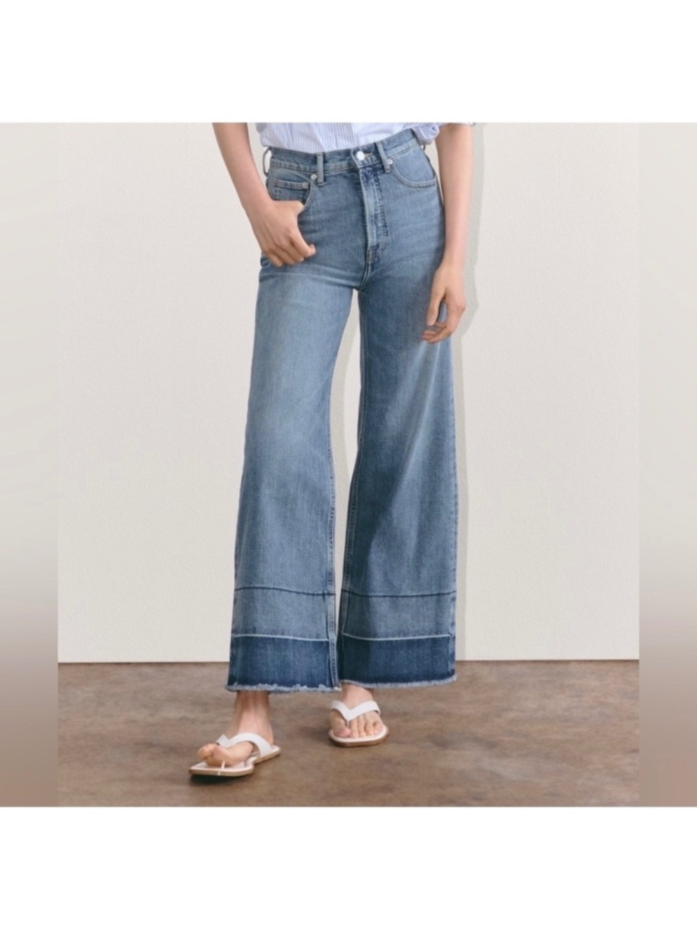Everlane High Rise Sailor Jean size 23